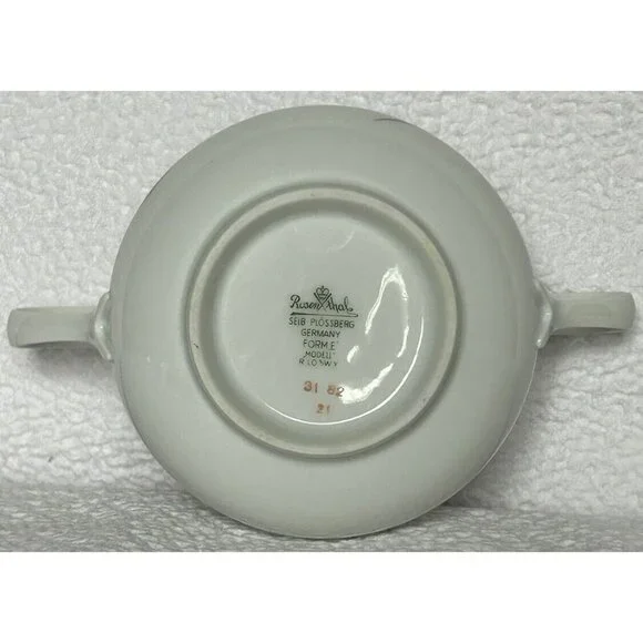 Rosenthal Selb-Plossburg Bavaria Germany Gravy Boat Creamer And Sugar c1953-1956